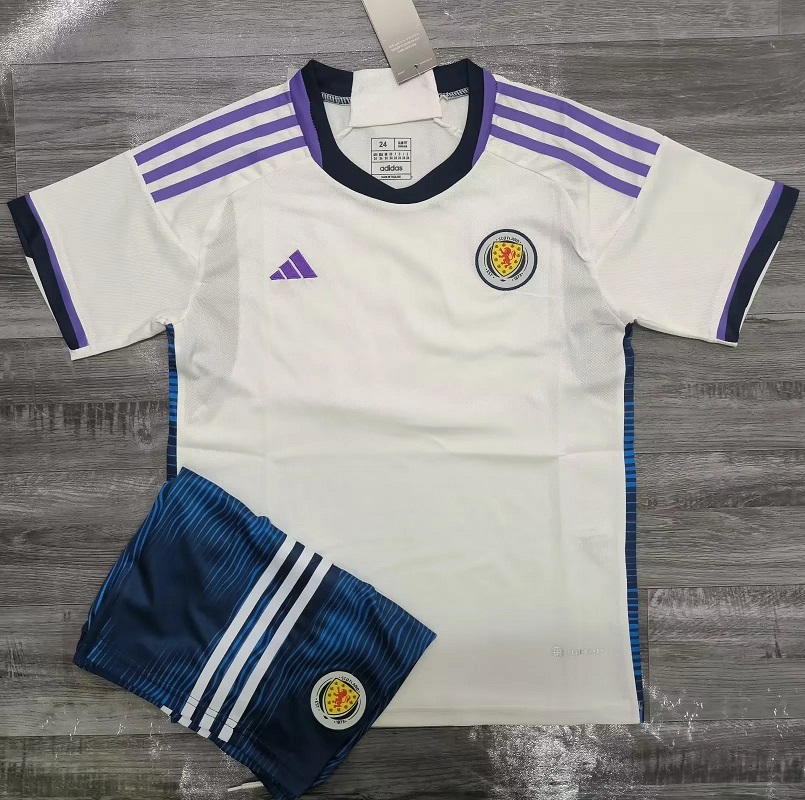 Kids-Scotland 2022 World Cup Away Soccer Jersey